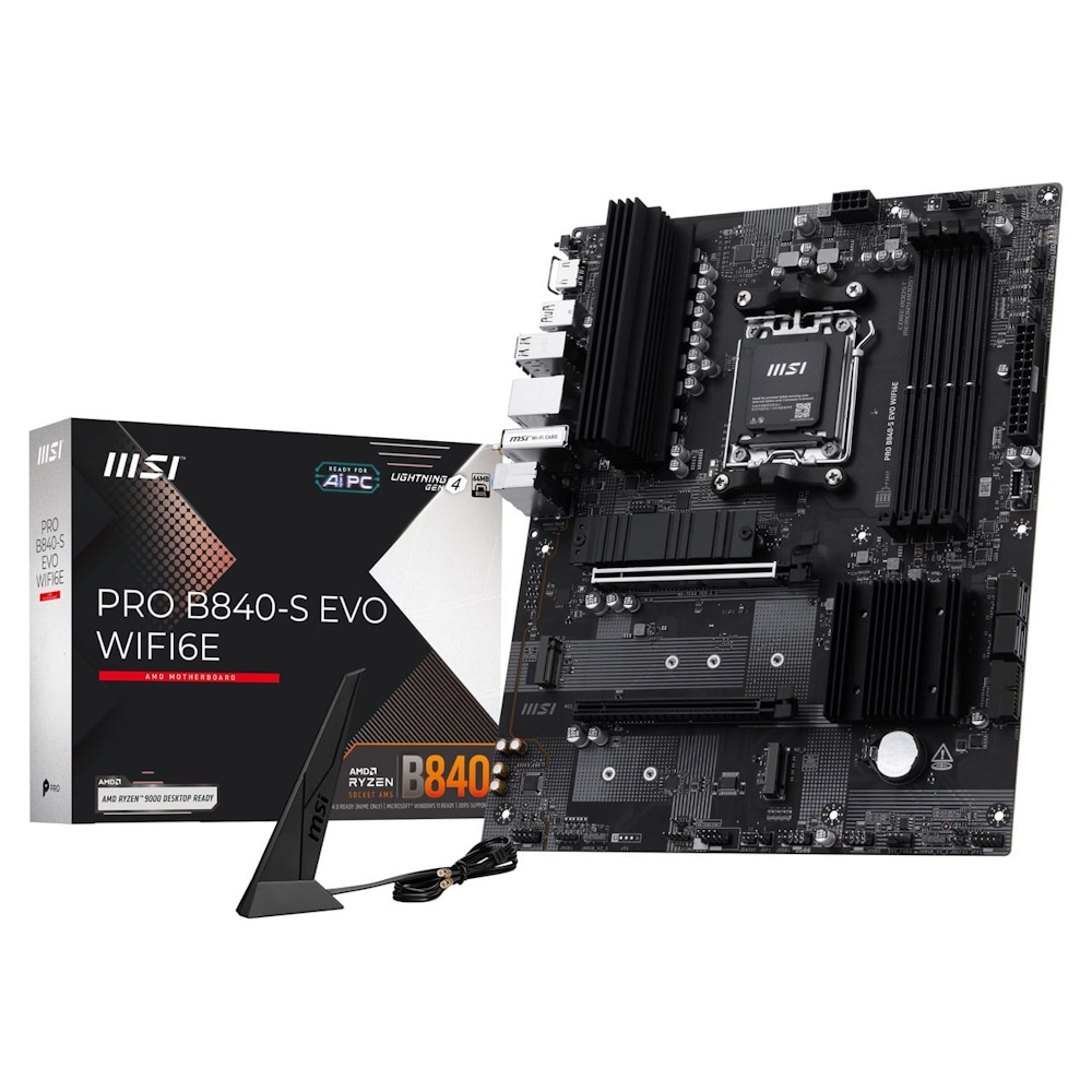 MSI Pro B840-S Evo WiFi6E ATX AM5