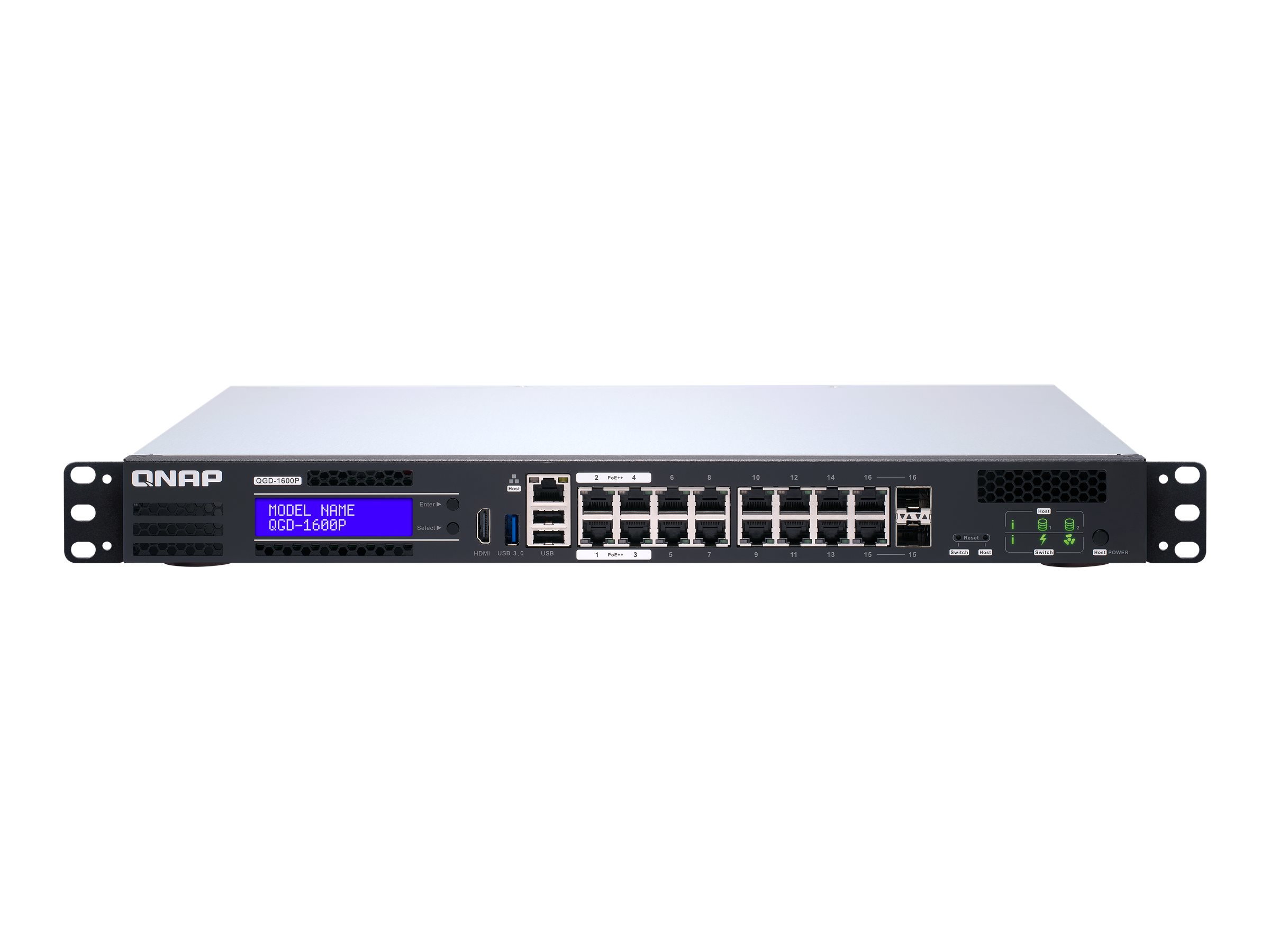 QNAP QGD-1600P Switch 16-porte Gigabit Ethernet PoE++