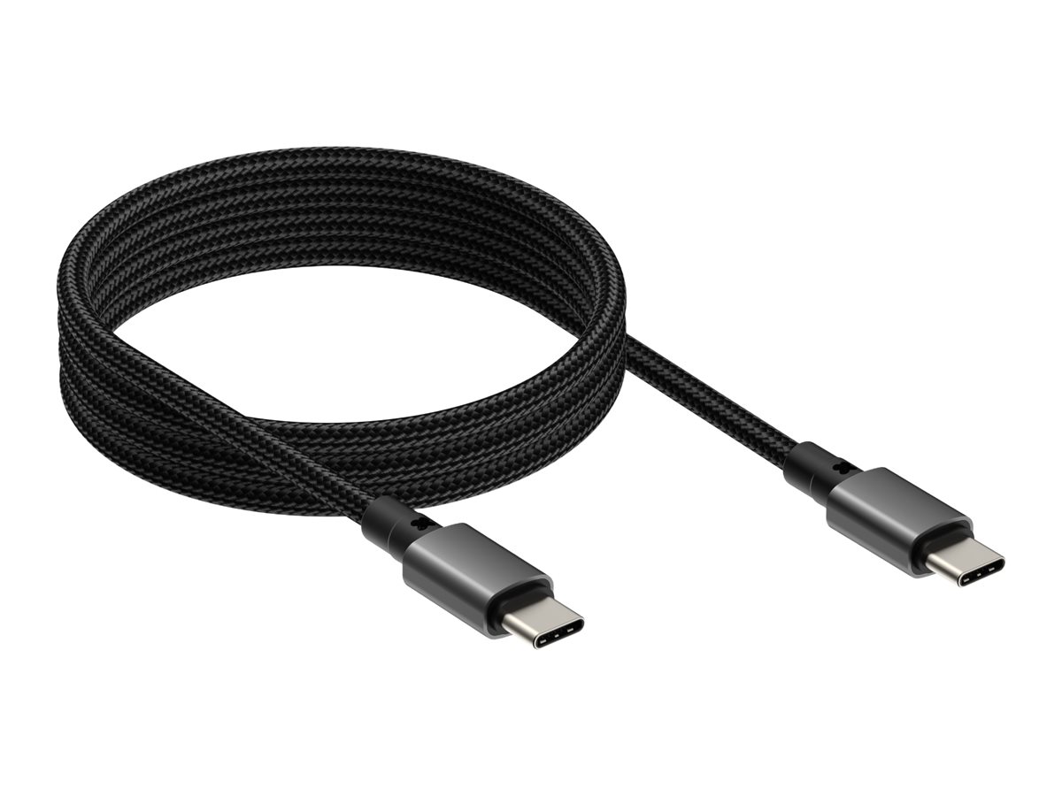 Vision TC 1MUSBCMAG/BL USB-kabel USB 3.2 Gen 2 (3.1 Gen 2) 1 m USB C Sort