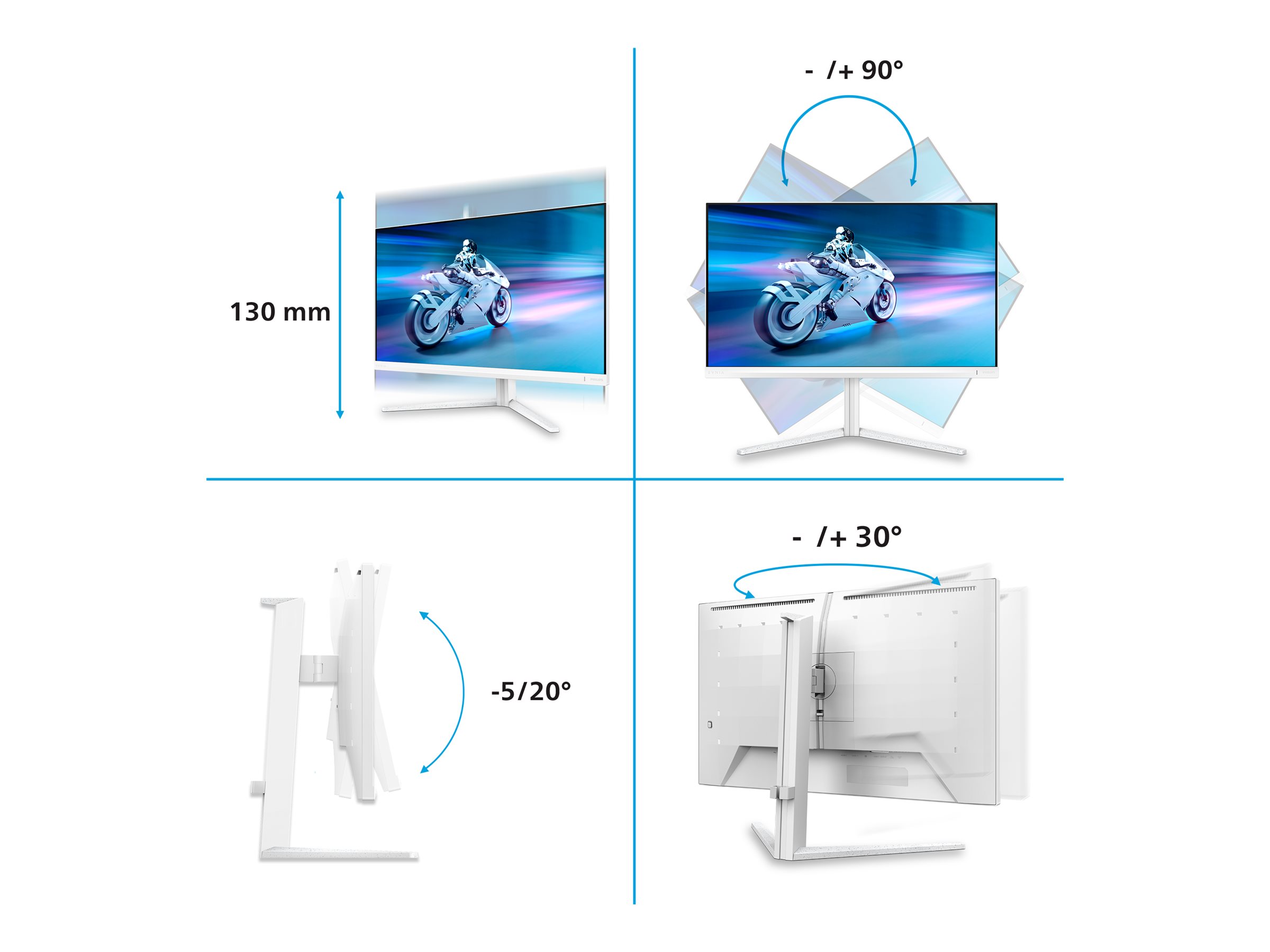 Philips Evnia 6000 27M2N6501L 27 2560 x 1440 (2K) HDMI DisplayPort 240Hz