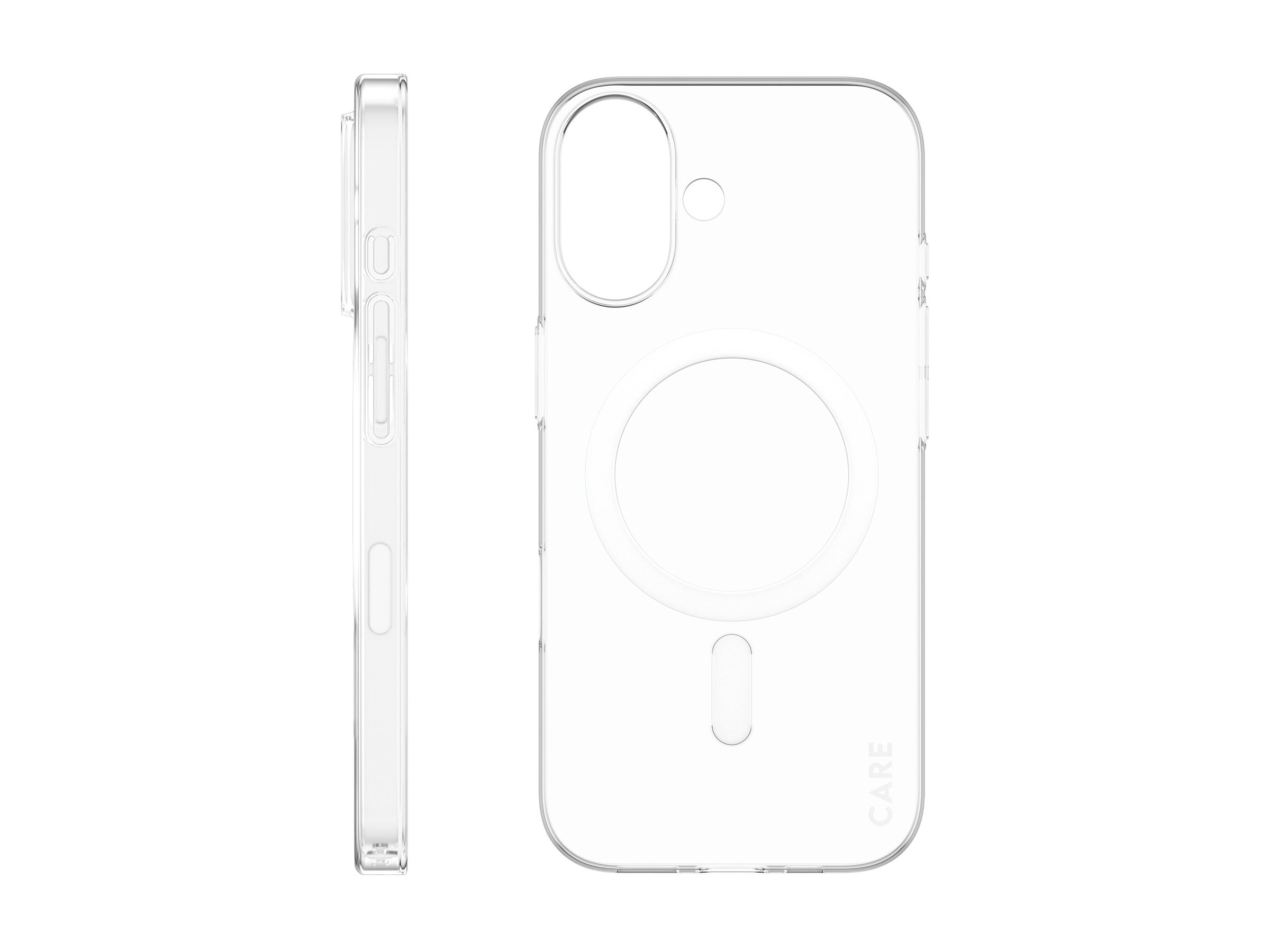 PanzerGlass CARE™ by ® SL1M Case Transparent w. MagSafe iPhone 17 Beskyttelsescover Transparent