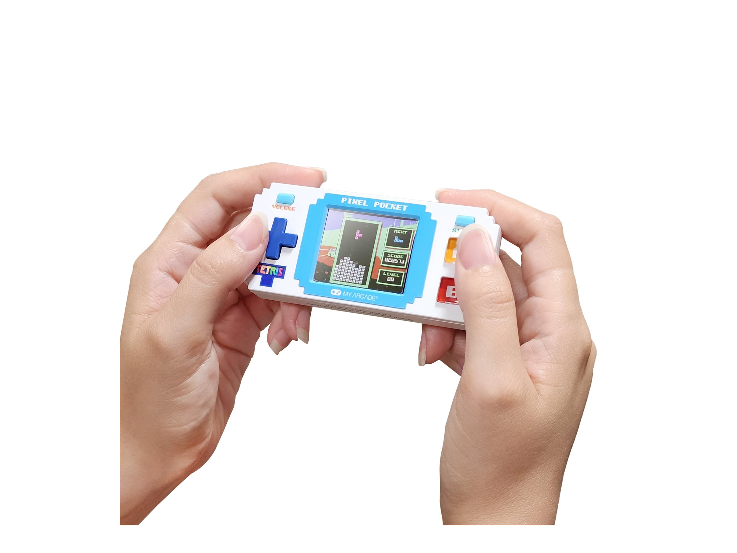 My Arcade Tetris Pixel Pocket Hvid