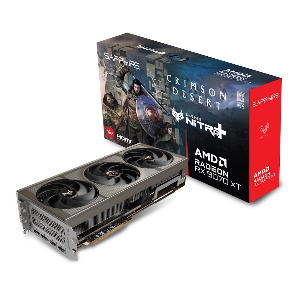 Sapphire Nitro+ Radeon RX 9070 XT OC Crimson Desert Edition 16GB