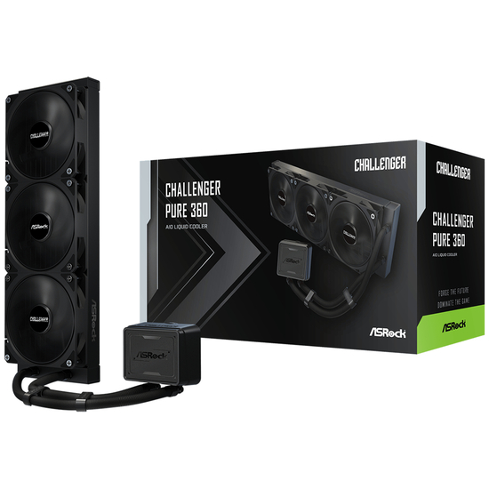 Asrock Challenger Pure 360 kølesystem 1-pack Sort 120 mm