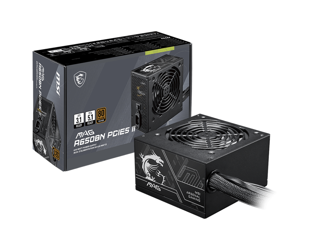 Zasilacz MSI MAG A650BN PCIE5 II 650W
