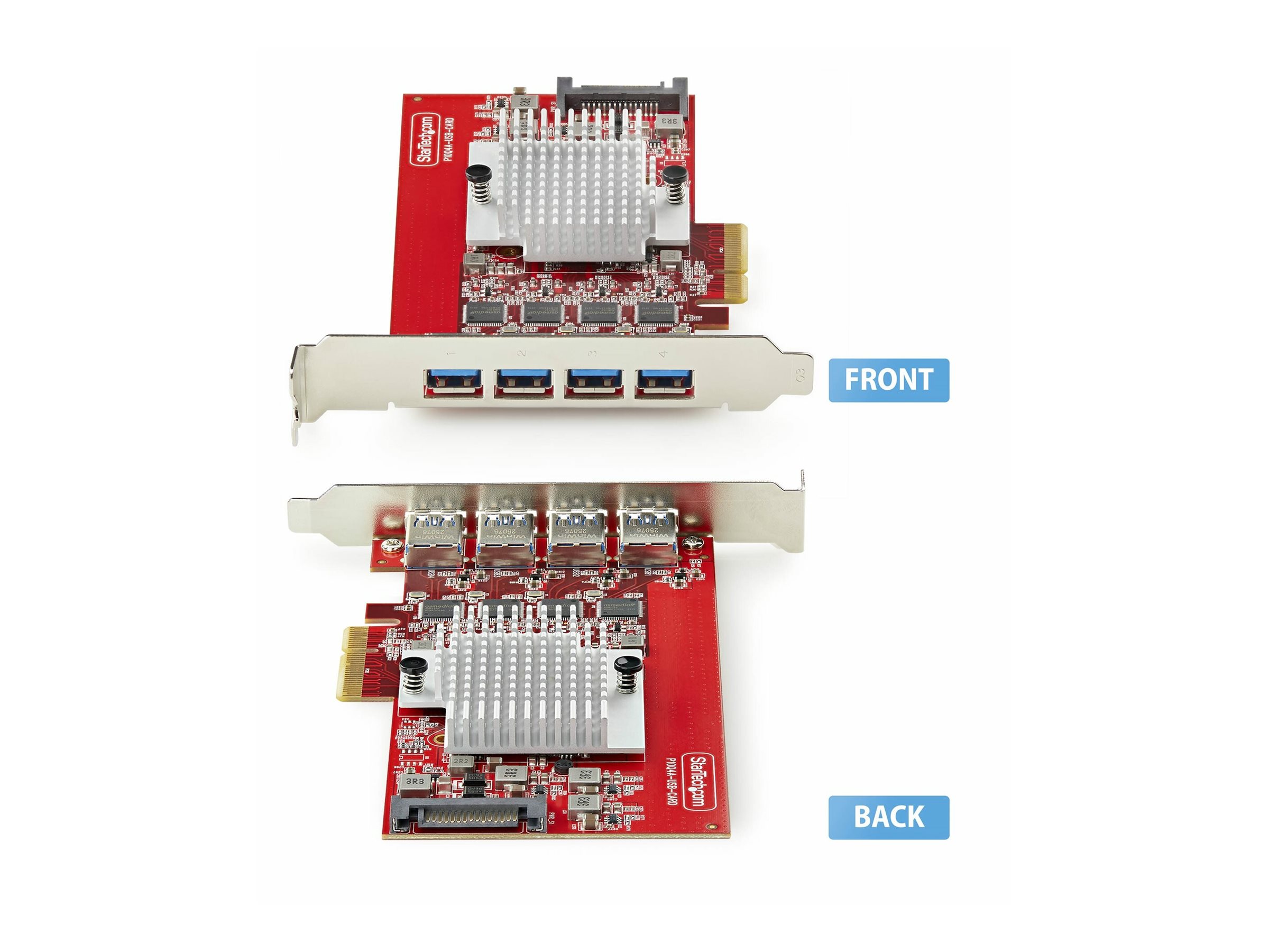 StarTech.com P10Q4A-USB-CARD interface-kort/adapter Intern USB 3.2 Gen 2 (3.1 Gen 2)