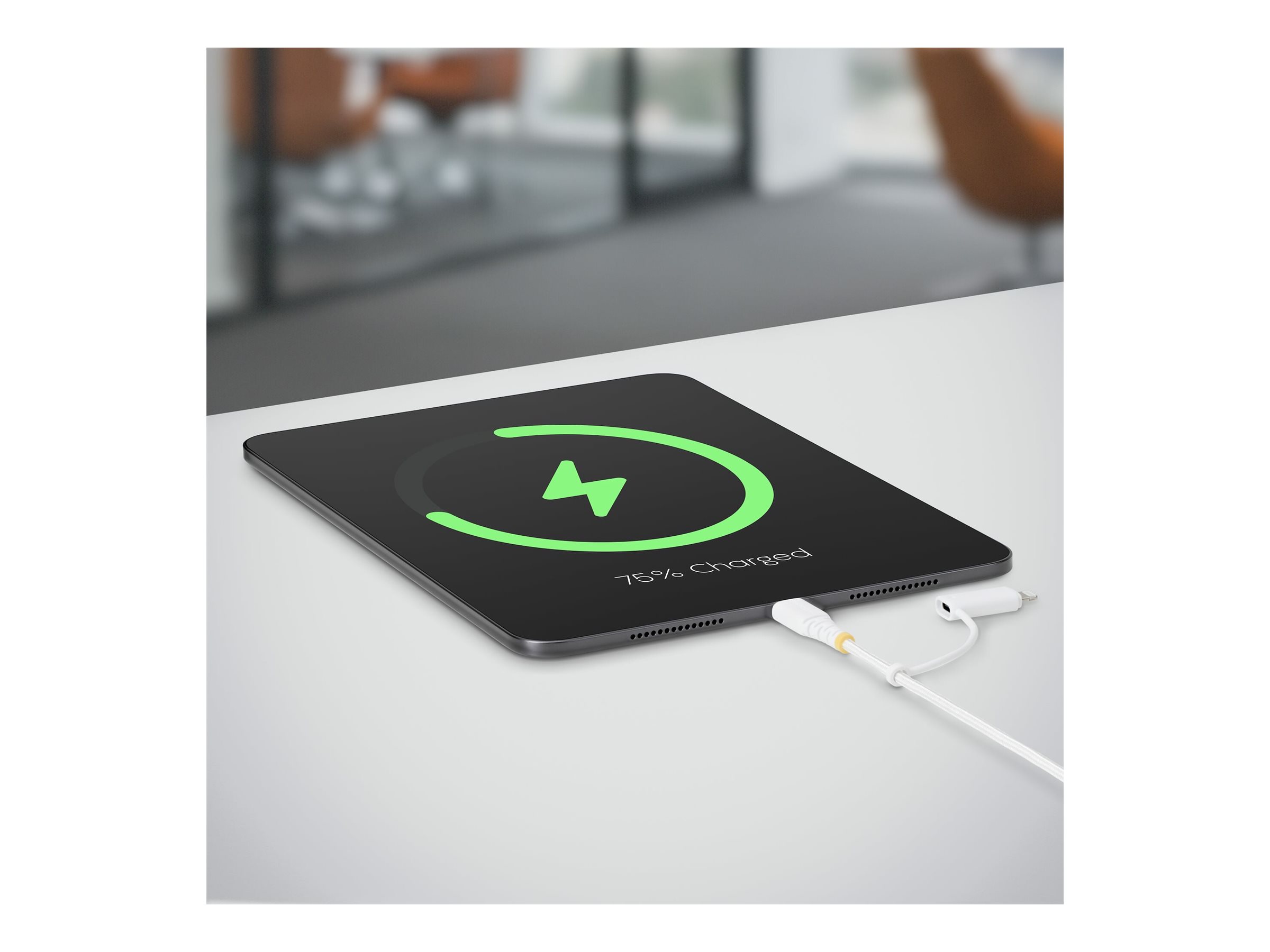 StarTech.com 2M-U2-LNTC-CABLE USB-C to USB-C to USB-C USB-C 2m 2m Hvid Hvid