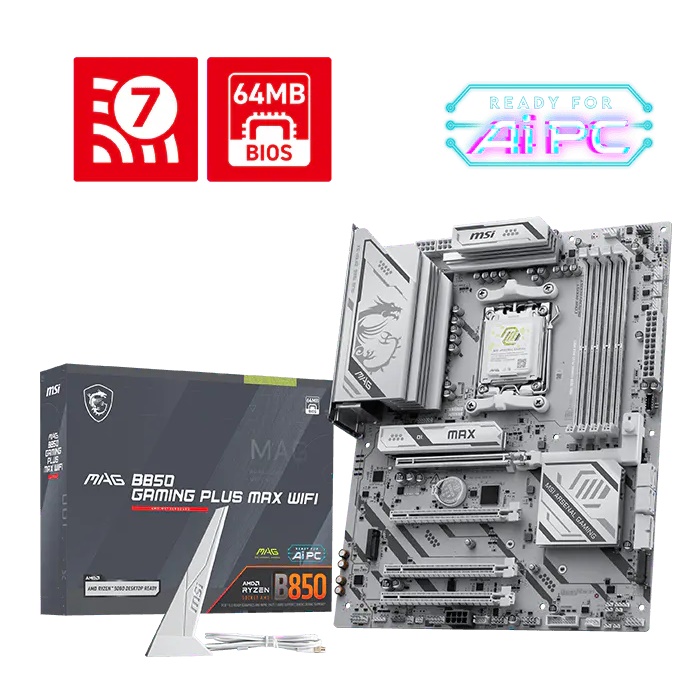 MSI MAG B850 Gaming Plus Max WIFI ATX AM5