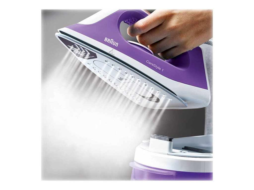 Braun CareStyle 1 IS 1014 Dampstrygejern 2200W Lilla Hvid