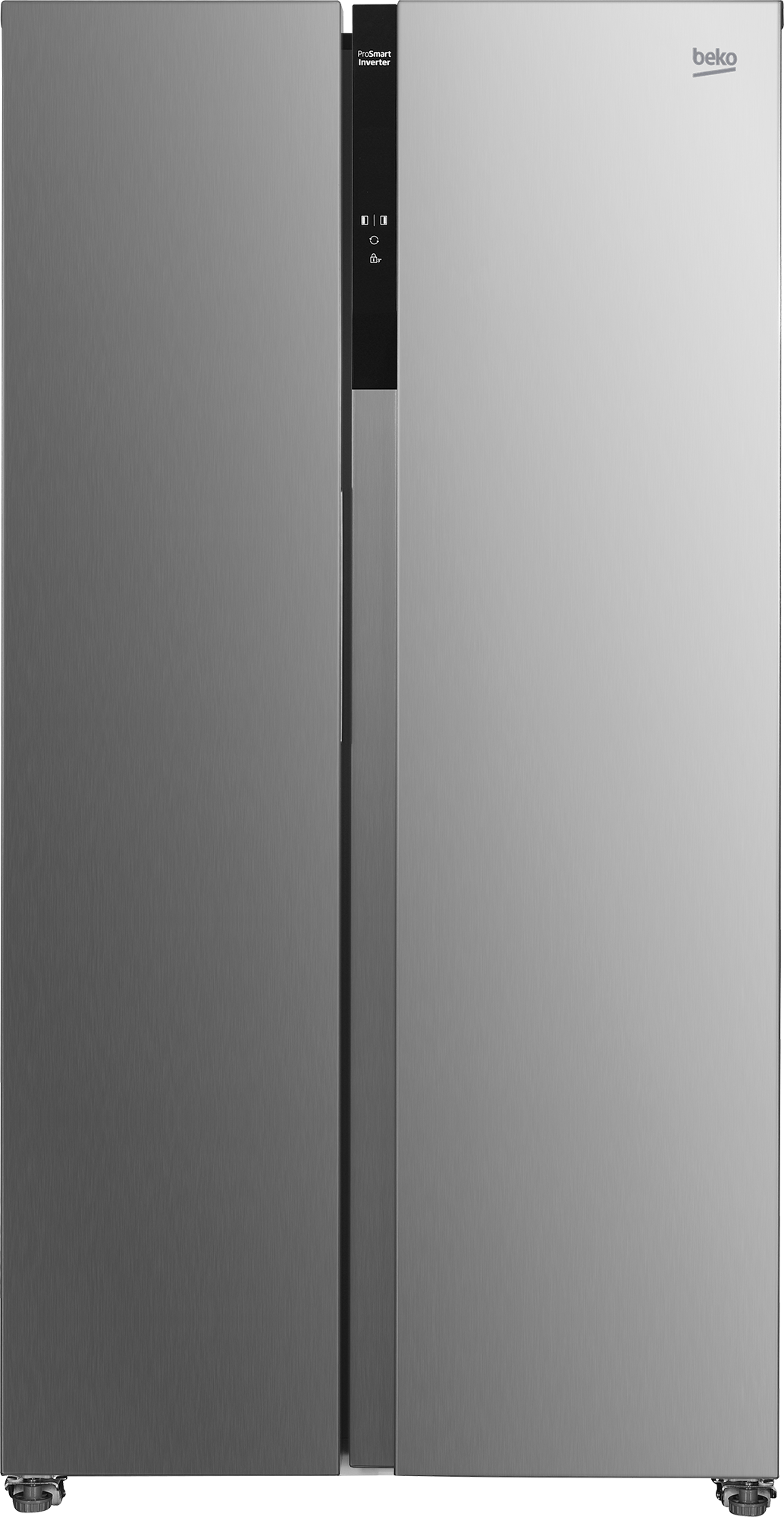 Beko GNO5322XPN side-by-side køle-fryseskab Fritstående 532 L E Rustfrit stål