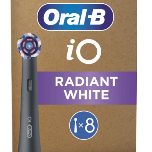 KONCÓWKI ORAL-B IO RADIANT WHITE WB-8 BLACK (8-PAK)