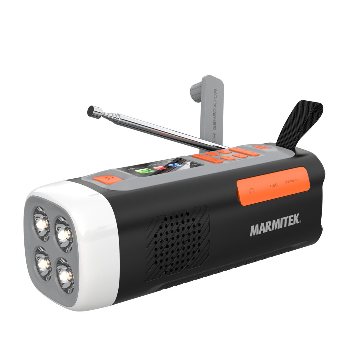 Marmitek 25008644 radio Bærbar Analog & digital Sort