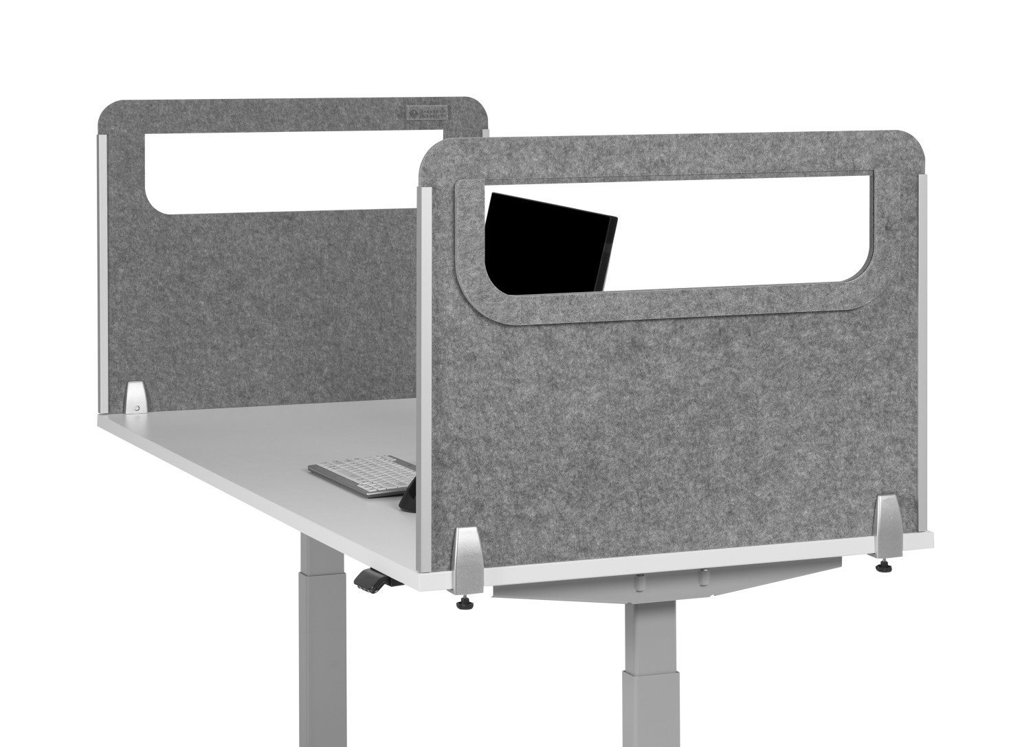 BakkerElkhuizen BE Safety Screen side Acrylic Lys grå
