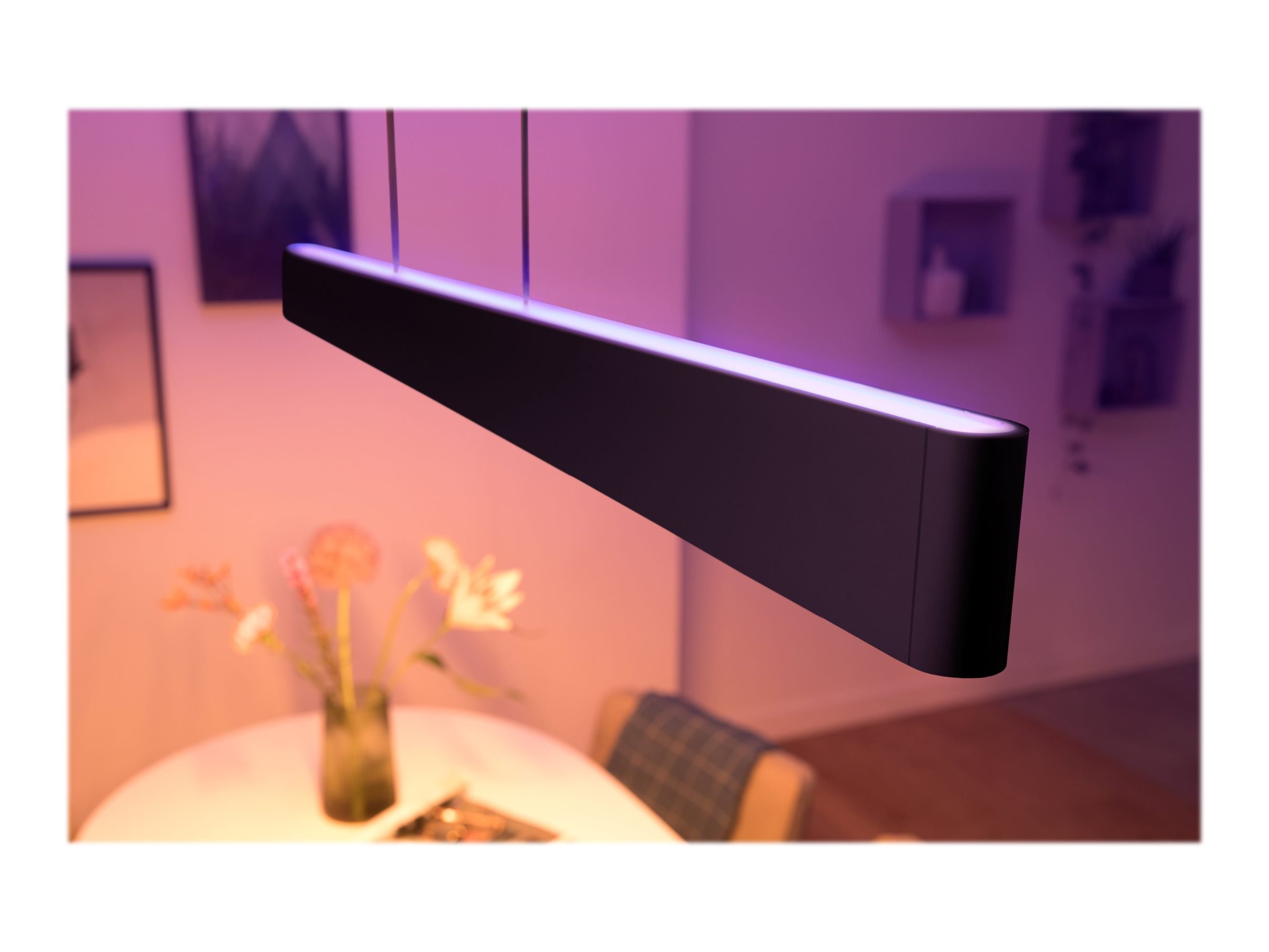 Philips Hue White & Color Ambiance Ensis Pendelleuchte sw, inkl. Dimmschalter V2