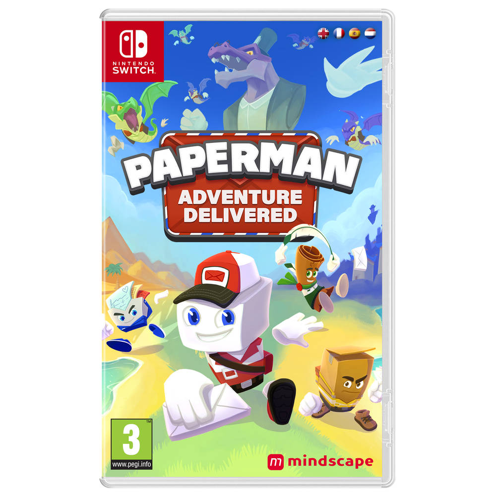Mindscape Paperman Adventure Delivered Standard Tysk, Hollandsk, Engelsk, Spansk, Fransk, Italiensk, Japansk Nintendo Switch