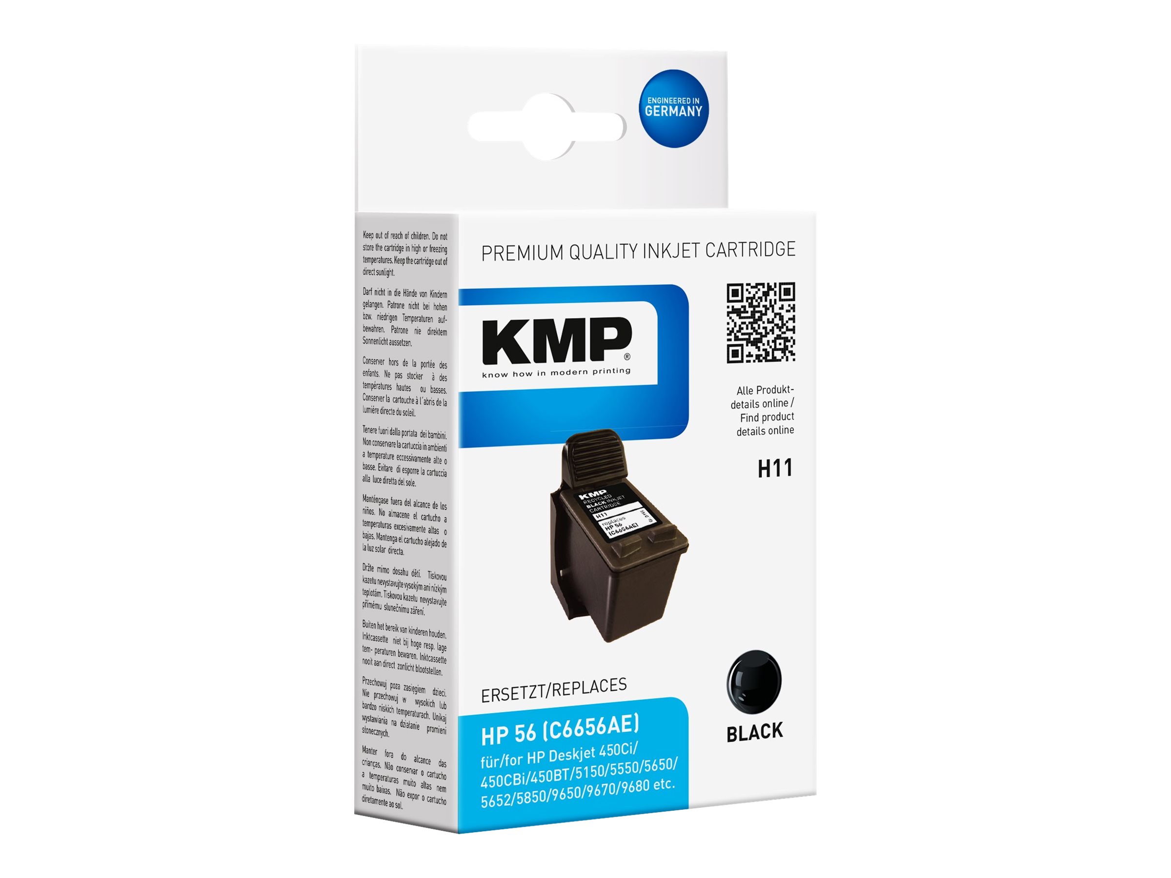 KMP H11 Sort 520 sider