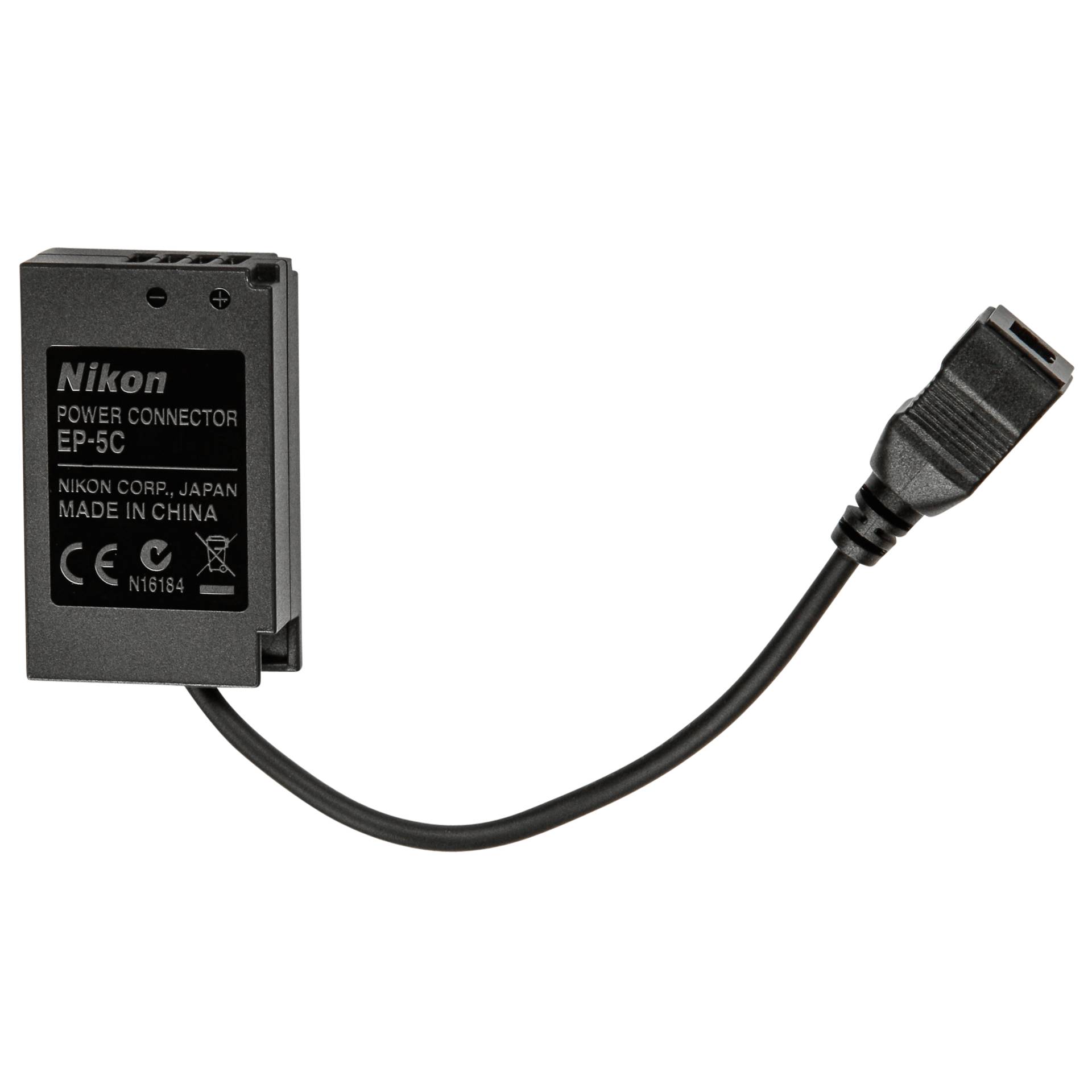 Nikon EP-5C strømadapter og vekselret Indendørs Sort