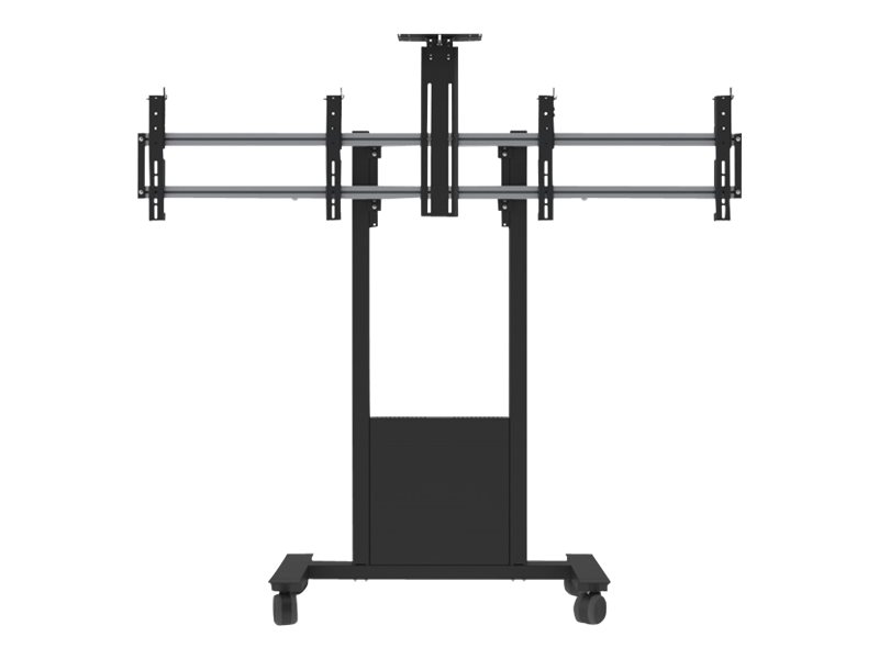 SMS Func Mobile Video Conference Vogn med hjul 2 LCD-displays / CPU / kamera 46-65