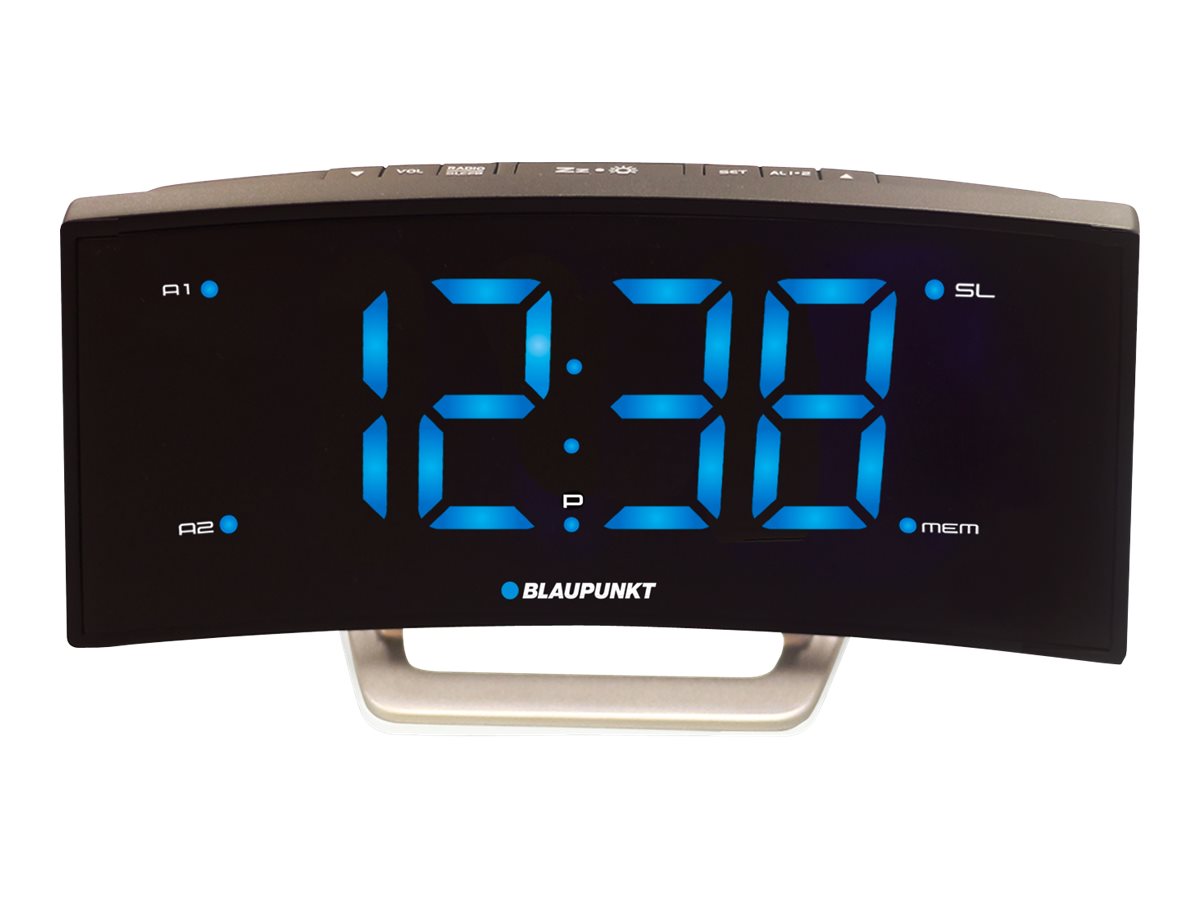Blaupunkt CR7BK Clock-radio Sort Grå