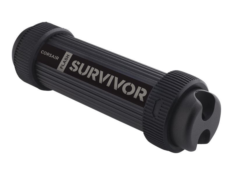 CORSAIR Flash Survivor Stealth 128GB USB 3.0 USB stick Sort Grå