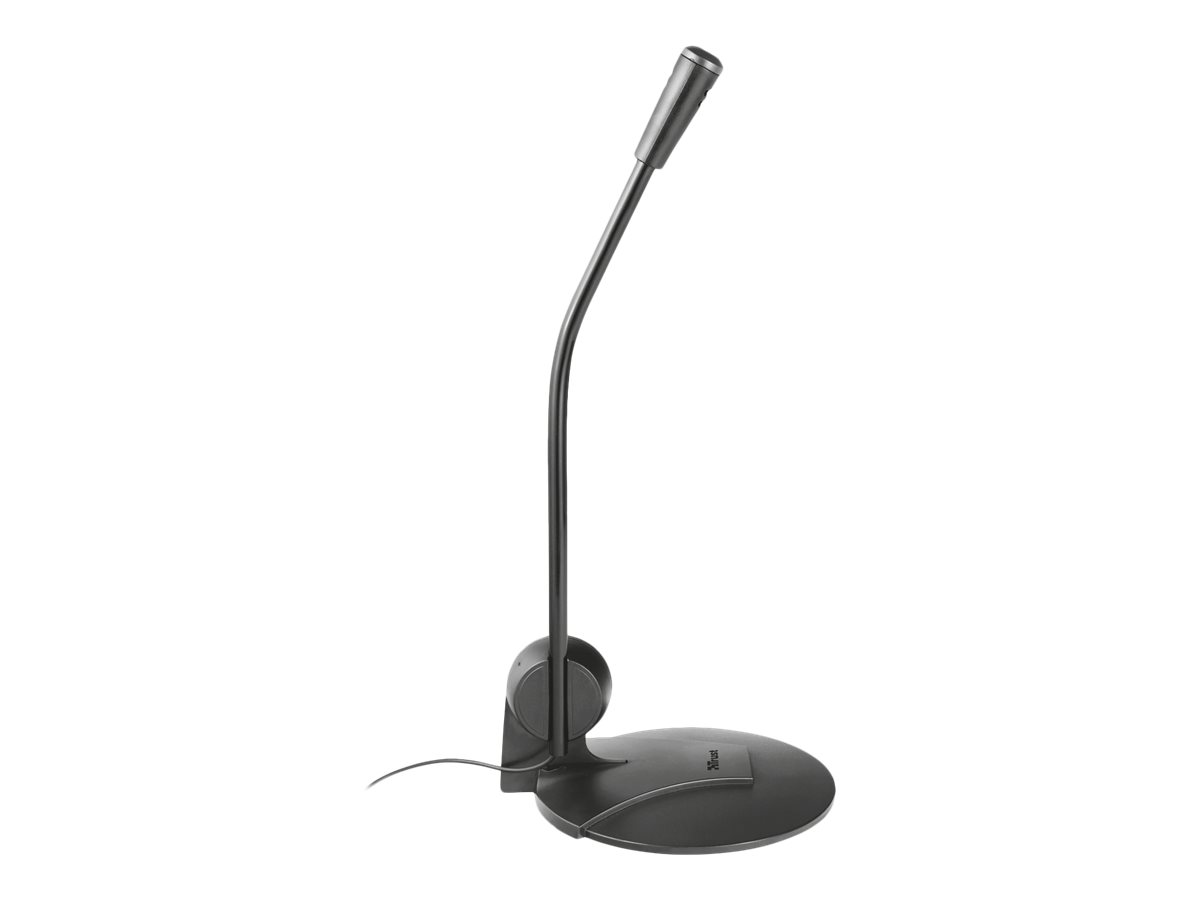 Trust Primo Desk Microphone Mikrofon Kablet Sort