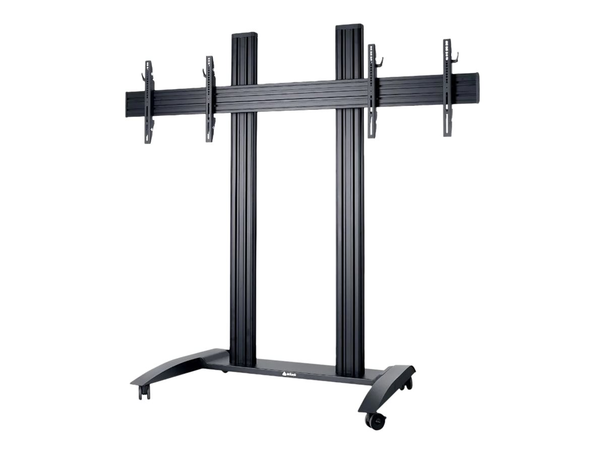 EDBAK Premium Series Vogn med hjul 2 LCD / plasmapaneler 42-55