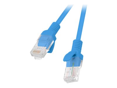 Lanberg CAT 5e Ikke afskærmet parsnoet (UTP) 50cm Patchkabel Blå RAL 5012