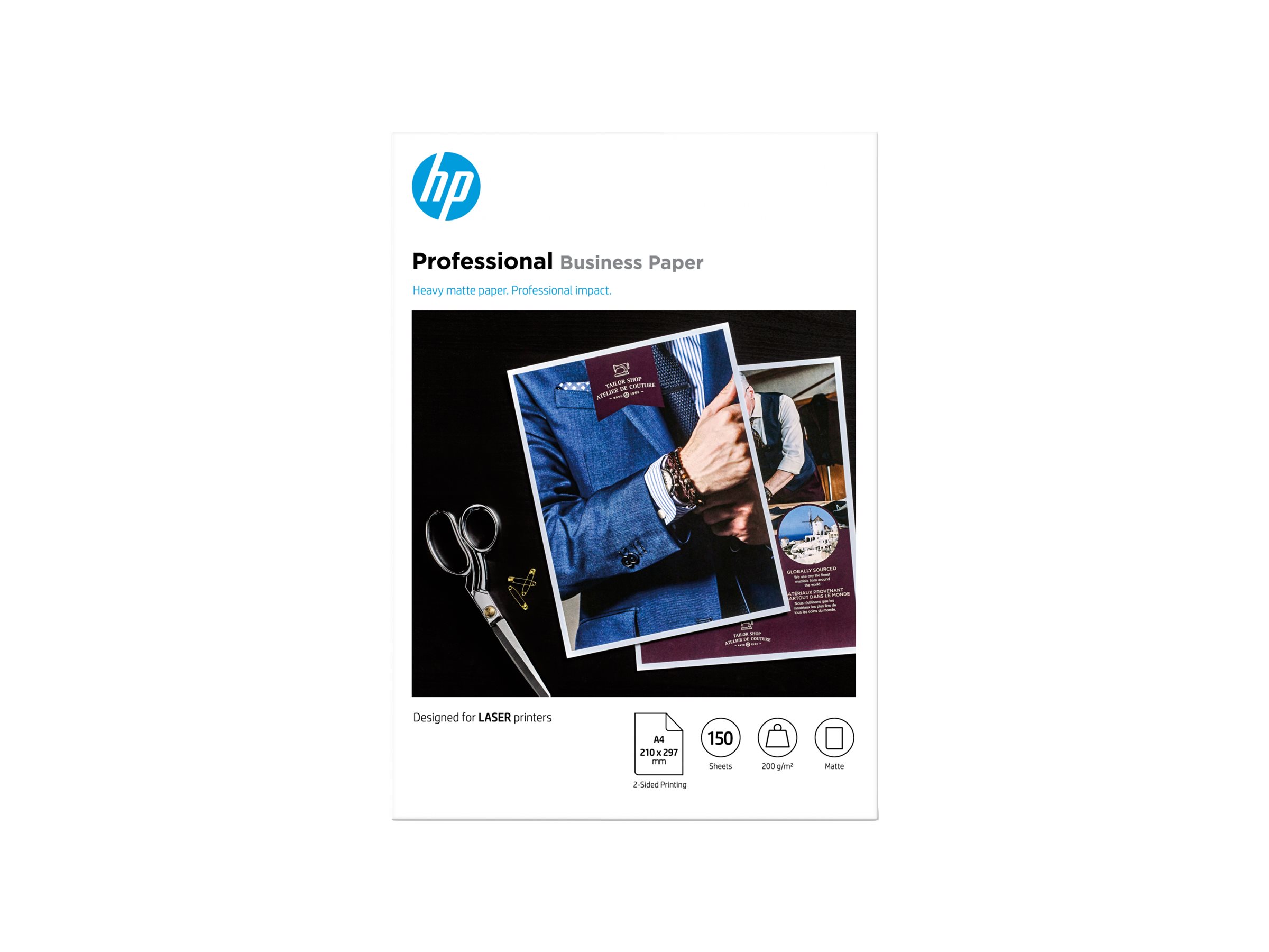 HP Professional Fotopapir A4 (210 x 297 mm) 150ark