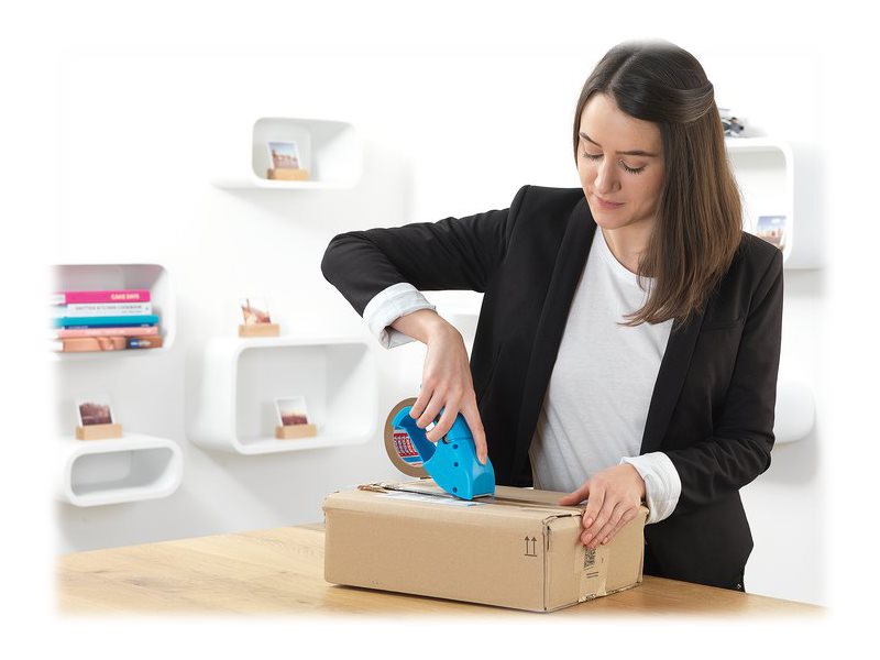 Tesapack Pack' n' Go Pakketape Blå dispenser