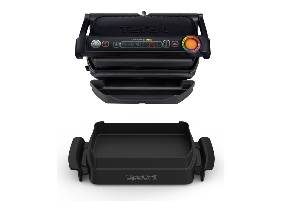 Tefal OptiGrill+ Snacking&Baking GC714834 Grill 2000W Sort