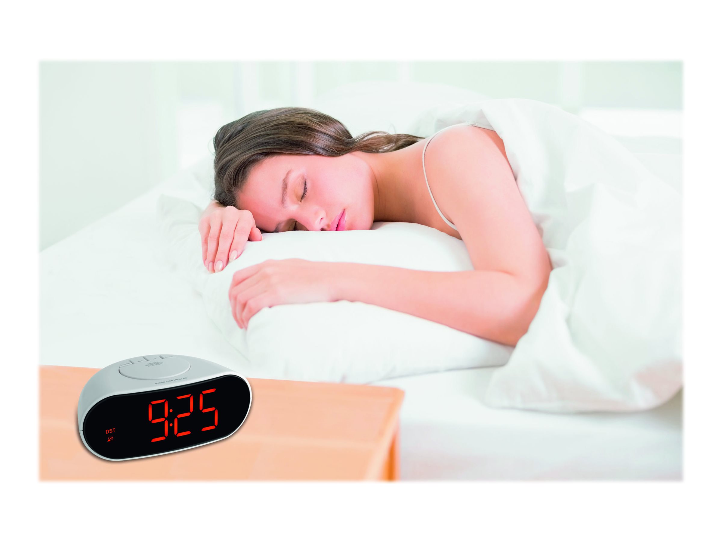 TFA Alarmur Hvid LED