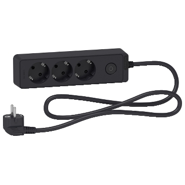 Schneider Electric Unica ST9431B Forlængerkabel 1,5m