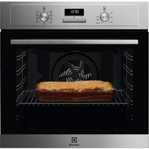 Electrolux EOF3H40X Ovn til indbygning Sort, Rustfrit stål 72l