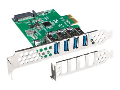 Lanberg PCE-US3-004 USB-adapter PCI Express x1