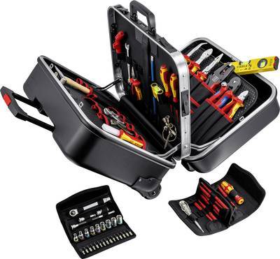 [AI generated title] Knipex Værktøjskasse Big Twin Move Elektro