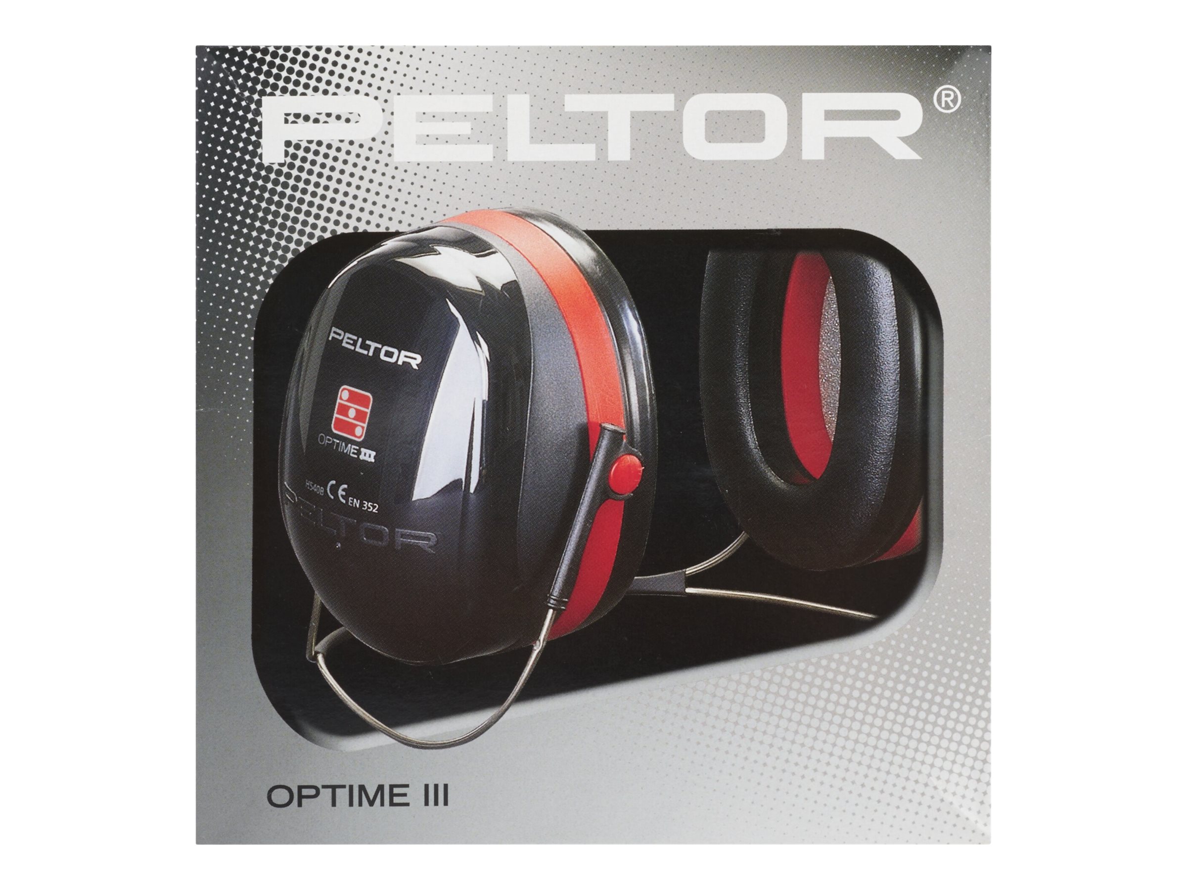 3M Peltor Optime III H540B-412-SV Ear warmers Polyurethane foam ABS plastic Polyvinyl chloride (PVC) Stainless steel
