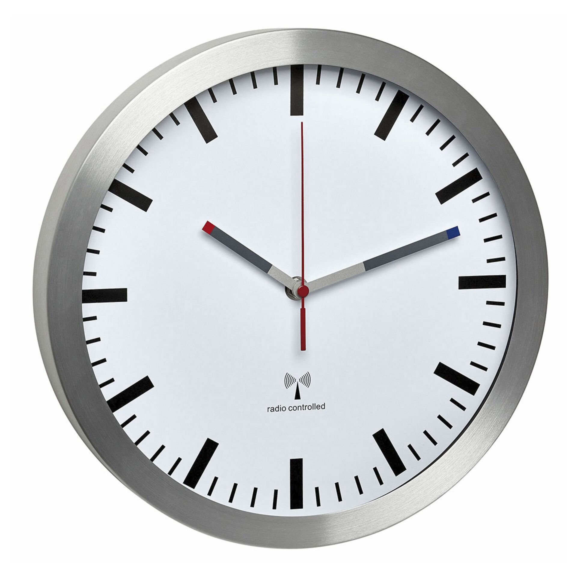 TFA-Dostmann 60.3528.02 Væg- og bordur Rund Aluminium, Hvid