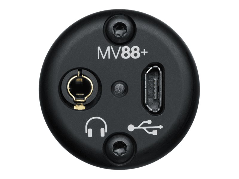 Shure Motiv MV88+ Mikrofon Kablet -37dBV/Pascal Sort
