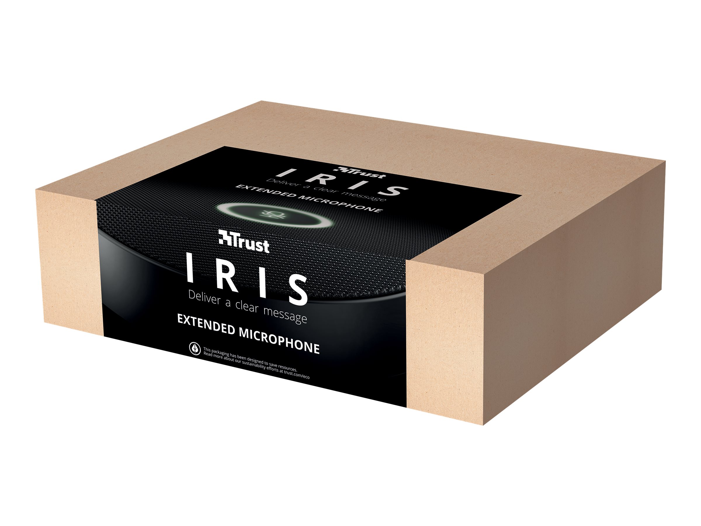 Trust Iris Mikrofon Kabling -40dB Omni-directional Sort