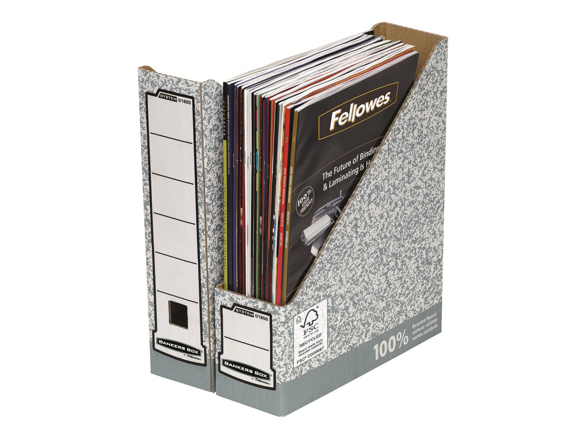 Bankers Box Magasinfil A4 (210 x 297 mm) Grå