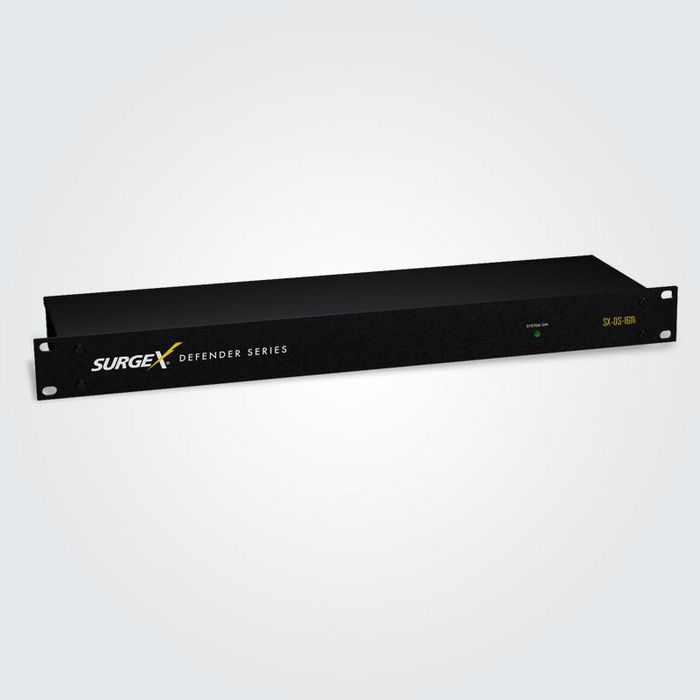 SurgeX Defender Series - Surge Protection PDU, 16A/ 240V, 11x IEC C13, 19", 1U Rack PDU with Multi-Stage Power Protection