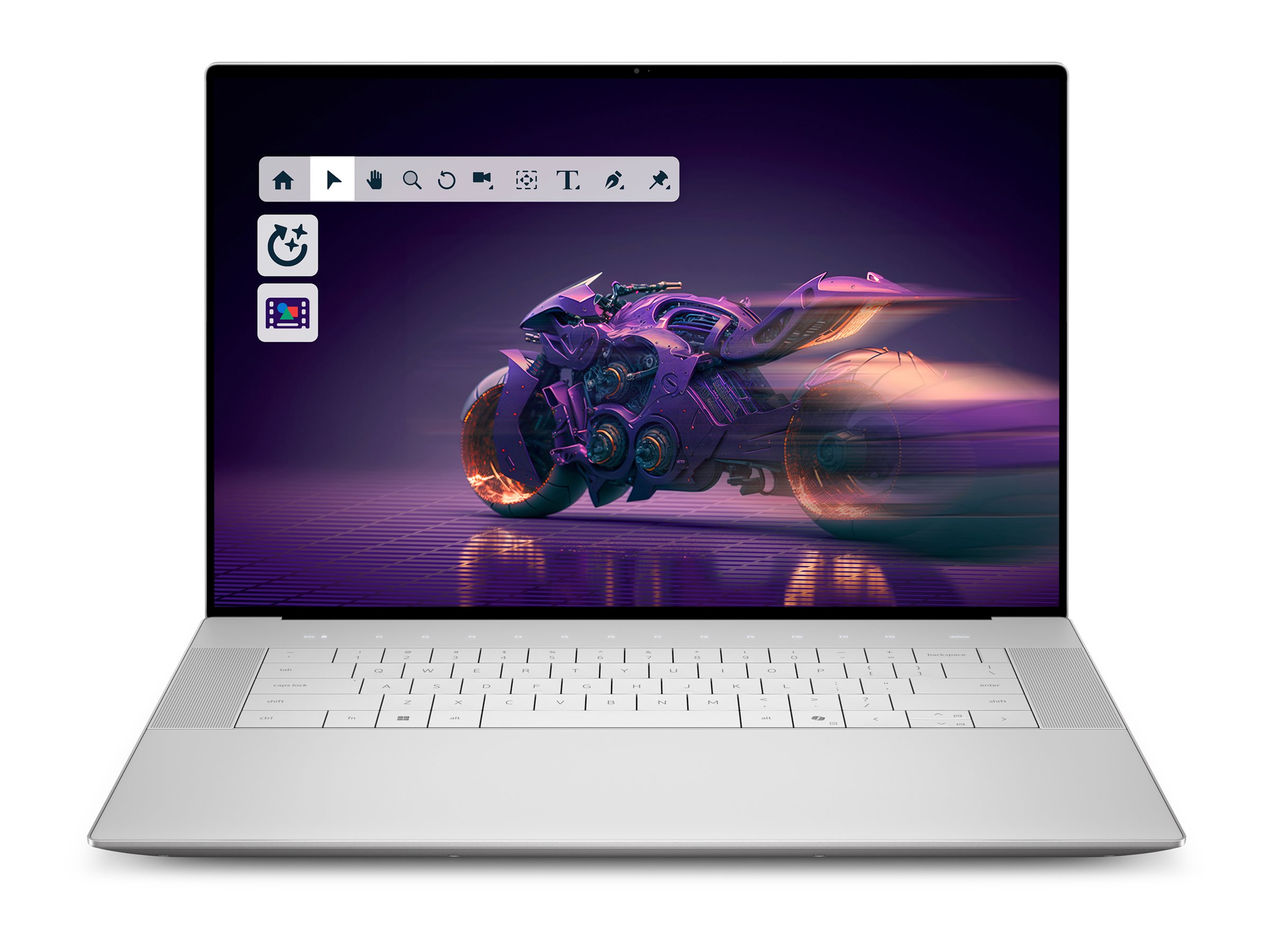 DELL 16 Premium DA16250 Intel Core Ultra 7 255HX Laptop 41.4 cm (16.3") Touchscreen 4K Ultra HD 32 GB LPDDR5x-SDRAM 1 TB SSD NVIDIA GeForce RTX 5060 Wi-Fi 7 (802.11be) Windows 11 Pro Nordic Platinum