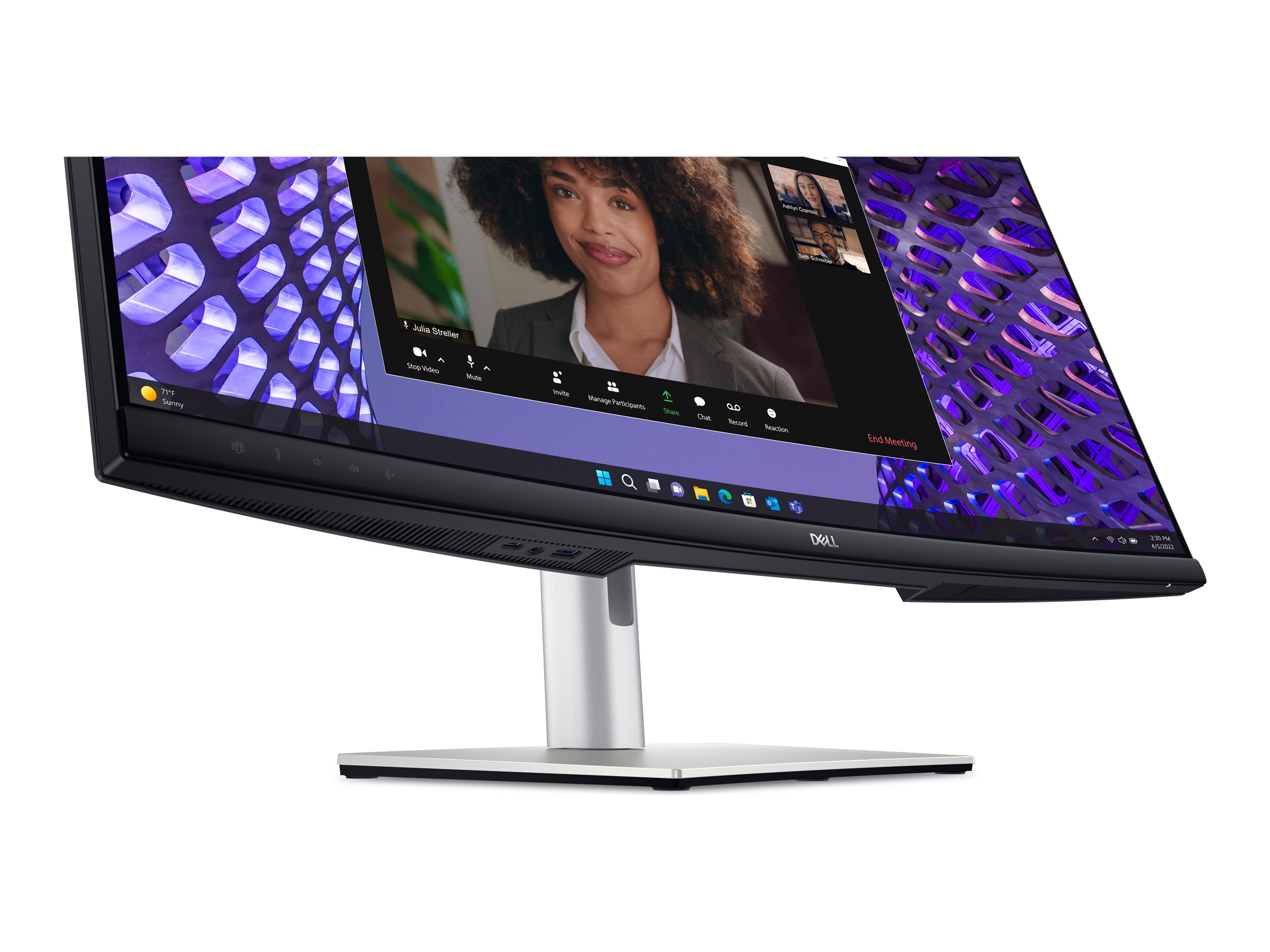 DELL P Series P3424WEB computer monitor 86.7 cm (34.1") 3440 x 1440 pixels 4K Ultra HD LCD Black
