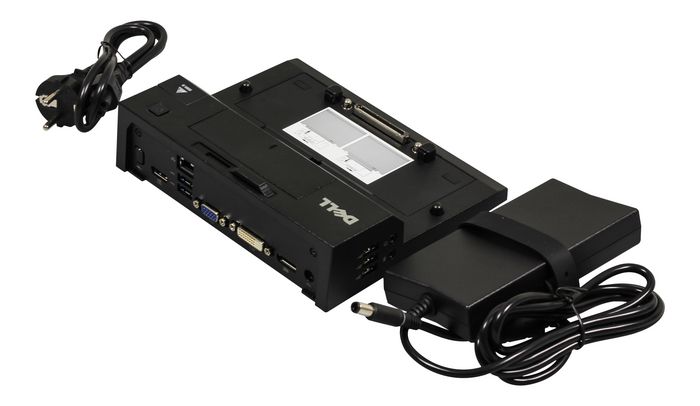 Dell Port Replicator: EURO2 Simple E-Port II with USB 3.0, 130W AC Adapter without stand