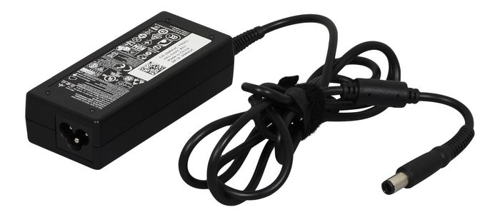 Dell ASSY AC Adapter, 65W, 19.5V, 2 Pin, Barrel, Contains Bare Part Number XD759, C7 Power Cord, (No power cord)