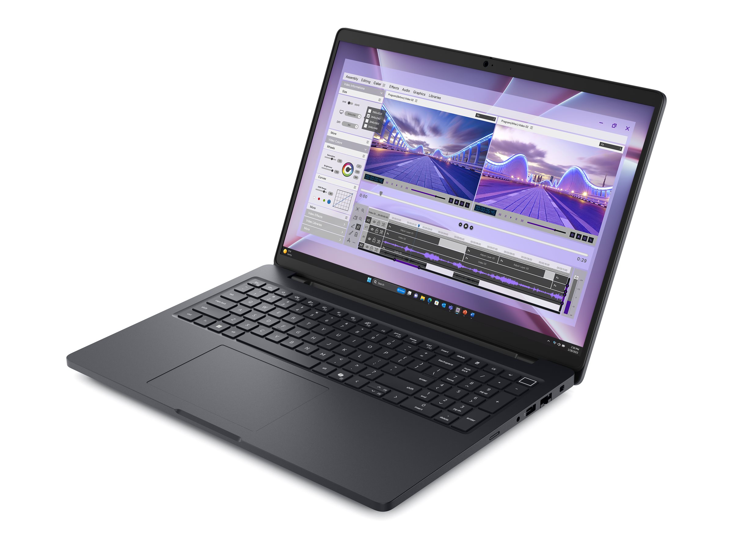 DELL Pro Max 16 MC16250 Intel Core Ultra 7 265H Mobile workstation 40.6 cm (16") Full HD+ 64 GB DDR5-SDRAM 1 TB SSD NVIDIA RTX PRO 1000 Blackwell Wi-Fi 7 (802.11be) Windows 11 Pro Nordic Black