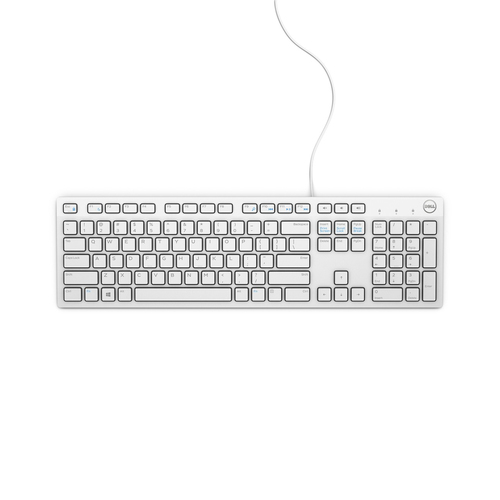 DELL WIRED KEYBOARD - KB216 - PAN-NORDIC (QWERTY) - WHITE