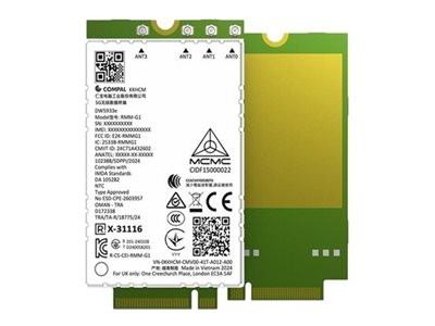 DELL DW5933E Internal WWAN 4670 Mbit/s