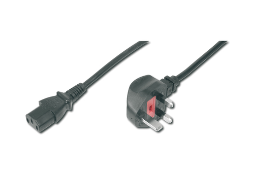 DIGITUS MAINS CABLE UK PLUG 1.8M