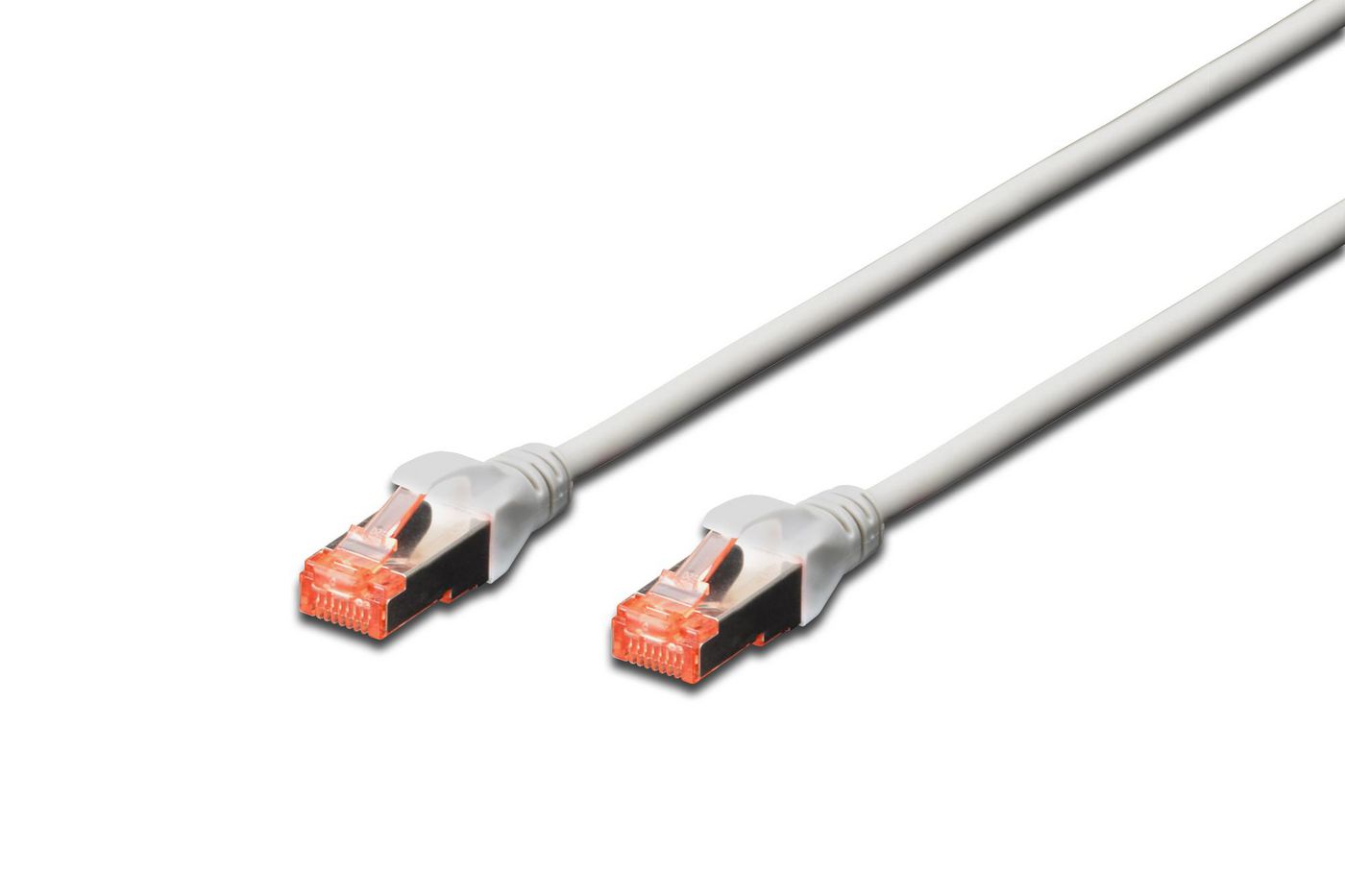 CAT 6 S-FTP patch cord - Cu - LSZH AWG 27/7 - length 10 m - Grey